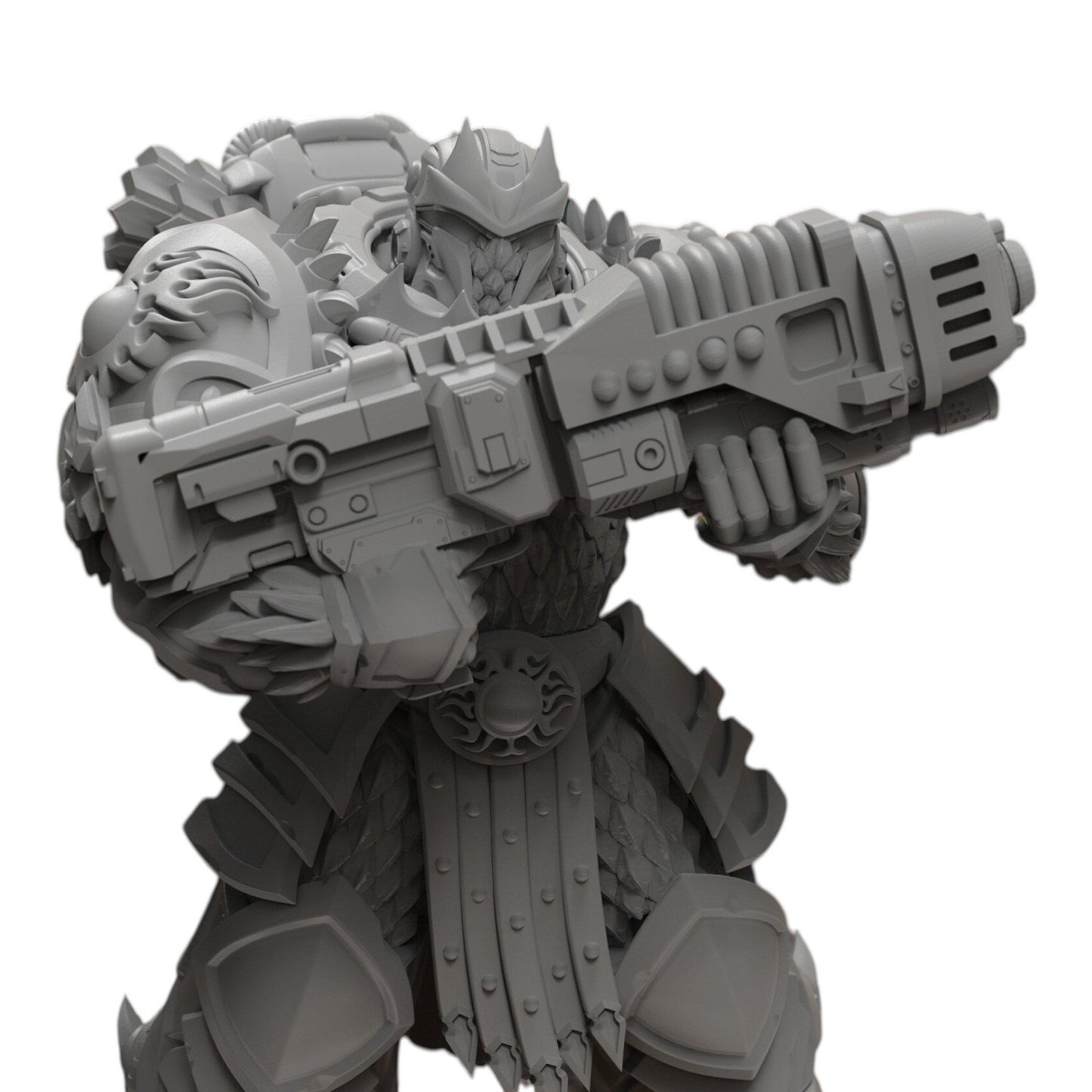 Dragon Aegis Rangers - Atlan Forge - Tabletop Wargaming Miniature Sci-Fi Chaos Daemon Proxy Modular