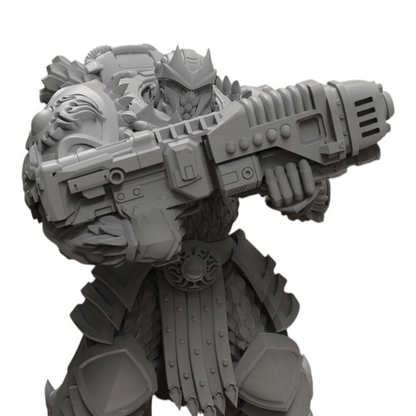 Dragon Aegis Rangers - Atlan Forge - Tabletop Wargaming Miniature Sci-Fi Chaos Daemon Proxy Modular
