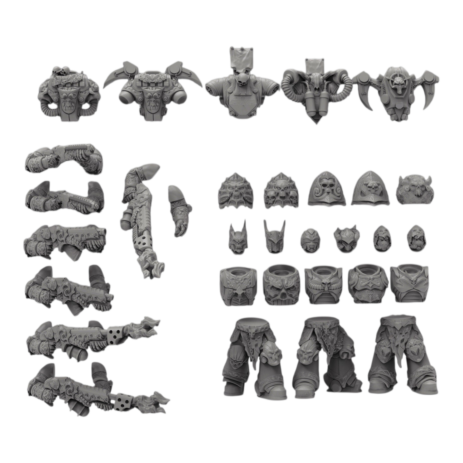 Nekramoroi Shades - Vampire Knights - Atlan Forge - Tabletop Wargaming Miniature Sci-Fi/Chaos/Daemon/Proxy/Modular