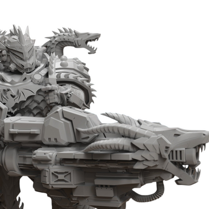 Dragon Knights Incinerators - Atlan Forge - Tabletop Wargaming Miniature Sci-Fi Chaos Daemon Proxy Modular