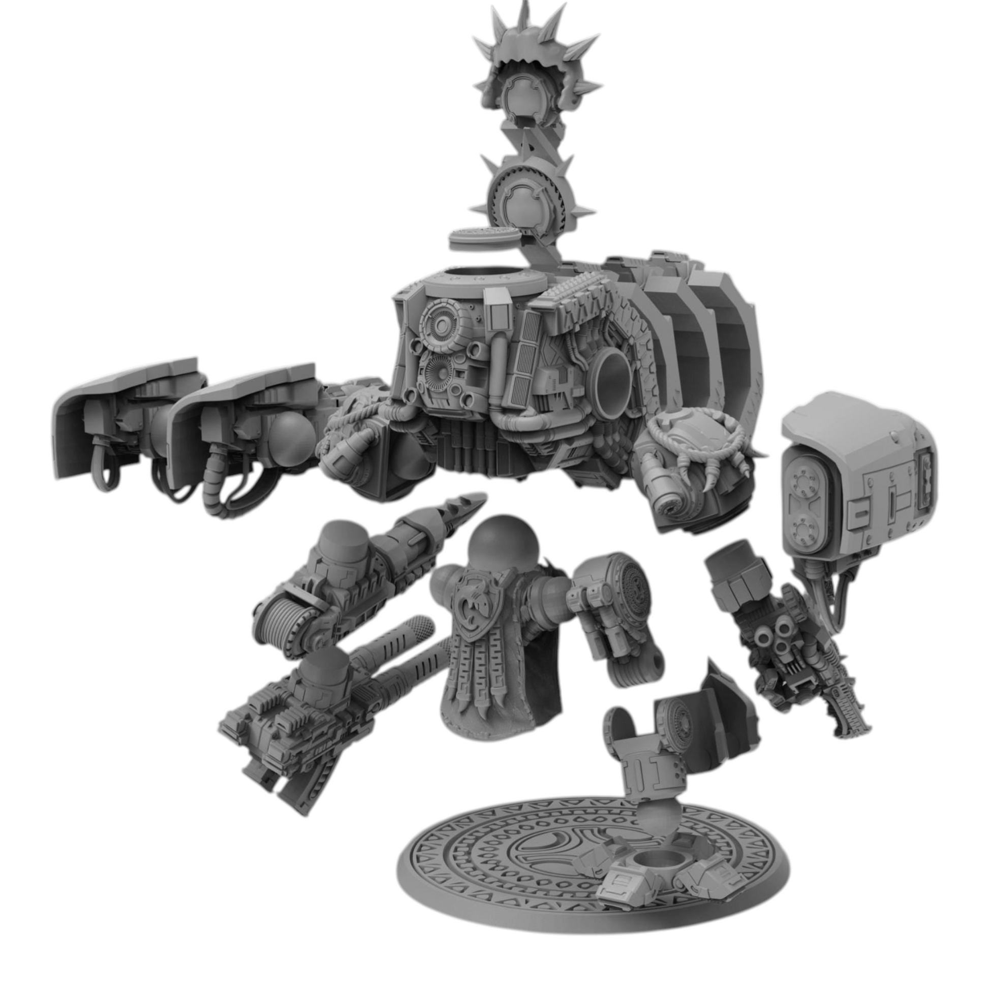 Wai Toa Wandering Ancestors Dreadnought - Atlan Forge - Tabletop Wargaming Miniature Sci-Fi/Proxy/Modular