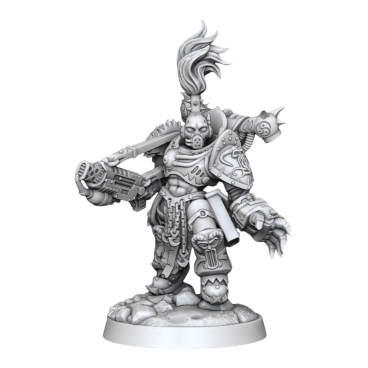 Cult of Excess - Big Gun Soldiers - DMG Minis - Tabletop Wargaming Miniature Sci-Fi/Fantasy/Chaos/Daemon/Proxy