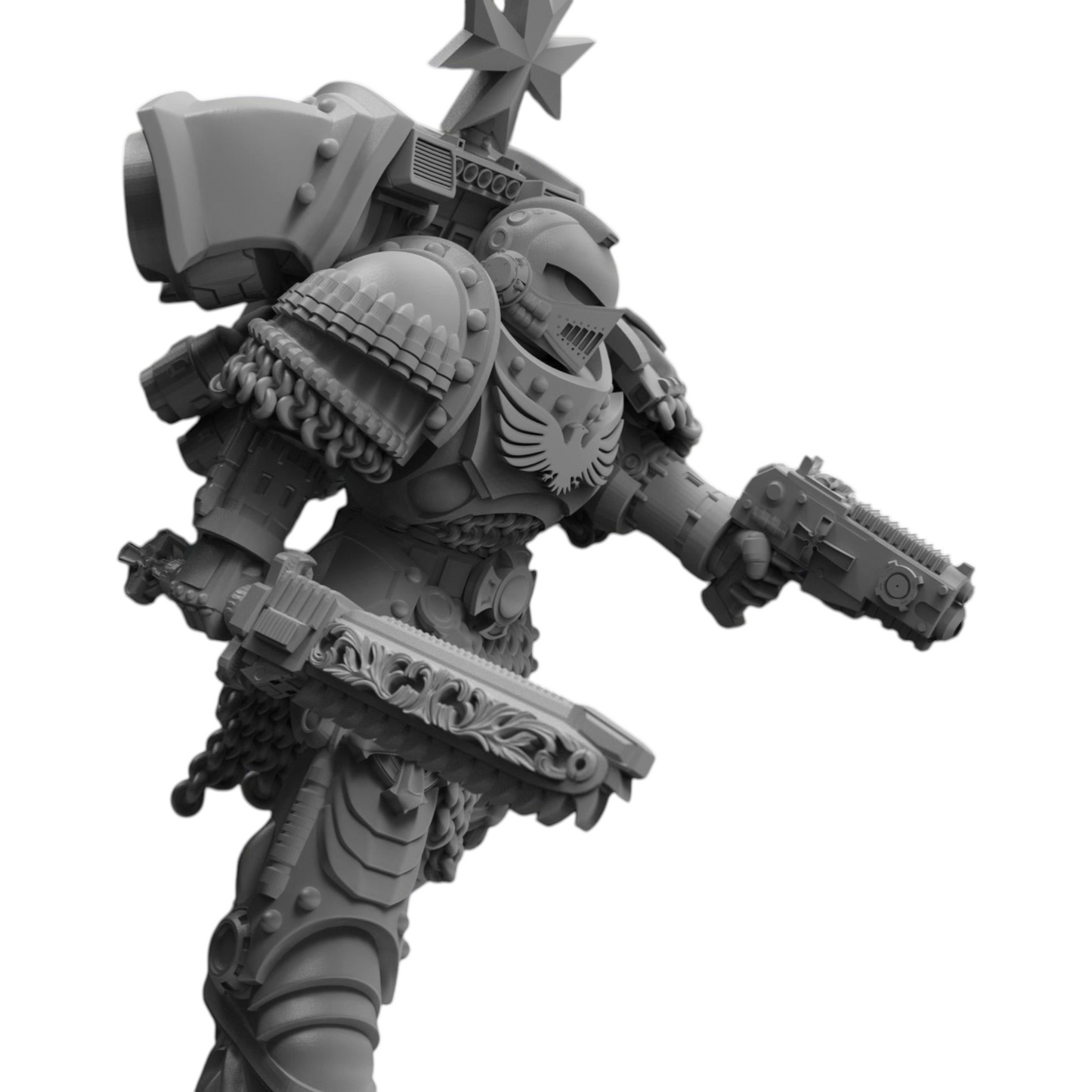 Templar Knight Warhawks - Atlan Forge - Tabletop Wargaming Miniature Sci-Fi Proxy Modular