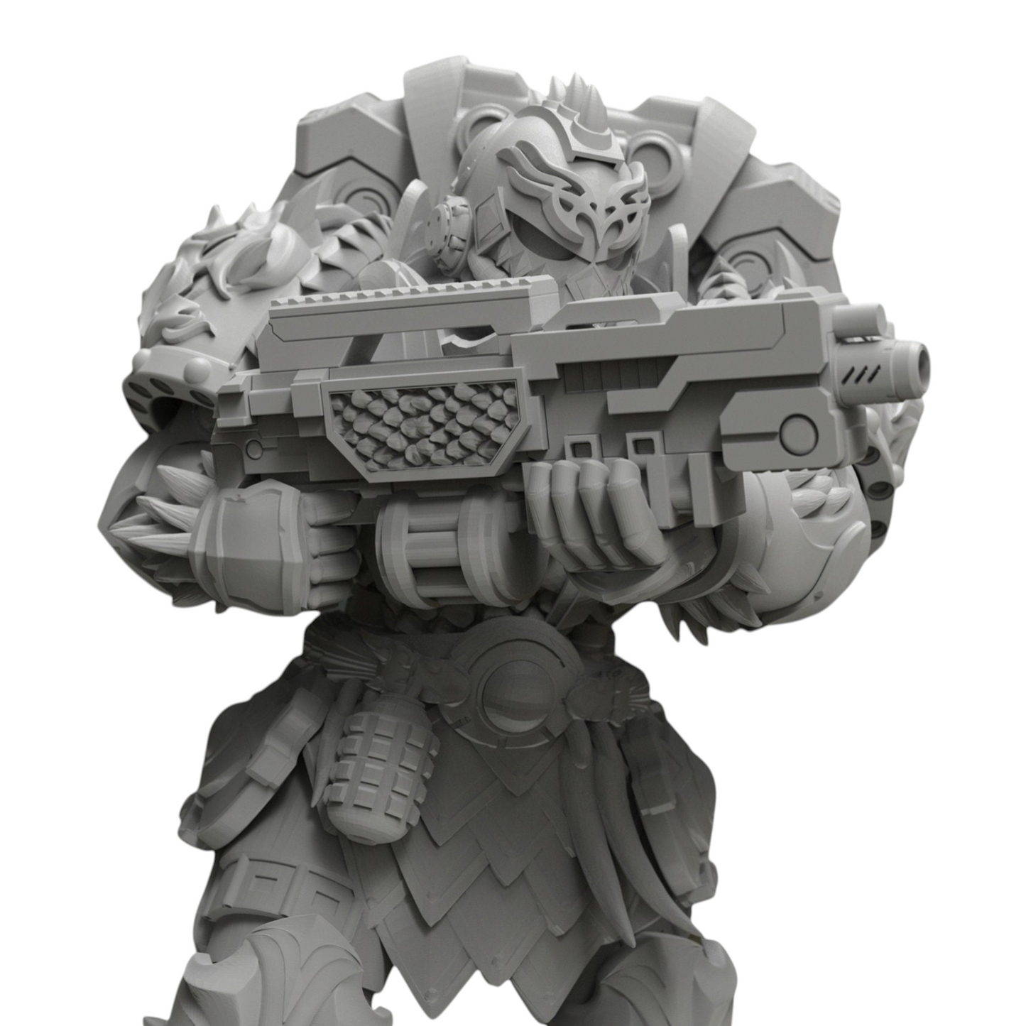 Dragon Knights Wardens - Atlan Forge - Tabletop Wargaming Miniature Sci-Fi Chaos Daemon Proxy Modular