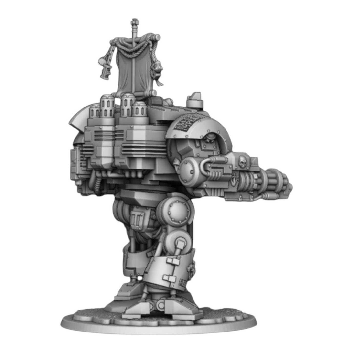 Silver Wardens - Death Robot of Veneration - DMG Minis - Tabletop Wargaming Miniature Sci-Fi/Fantasy/Chaos/Daemon/Proxy