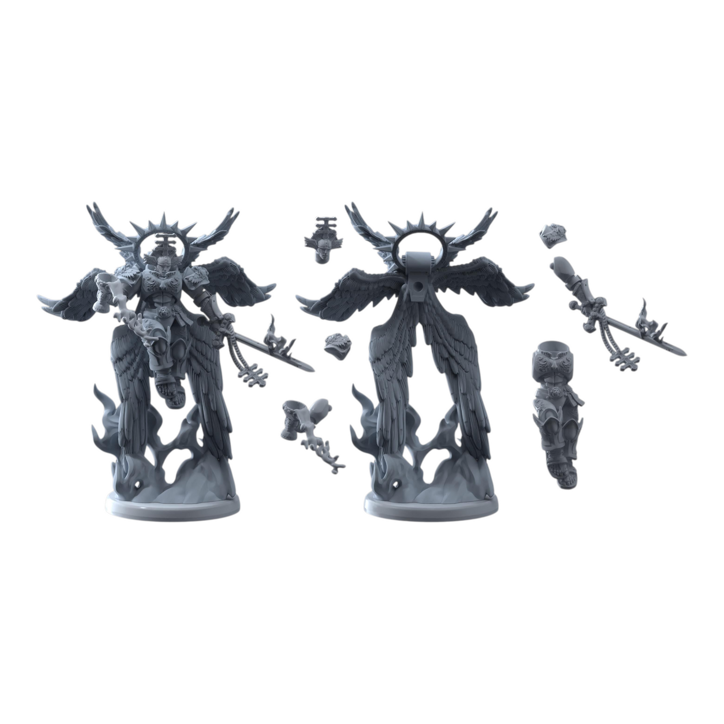 Sangreal The Seraphim Guard | Printerra Studios | Tabletop Wargaming Miniature Grim Dark Sci-Fi Proxy
