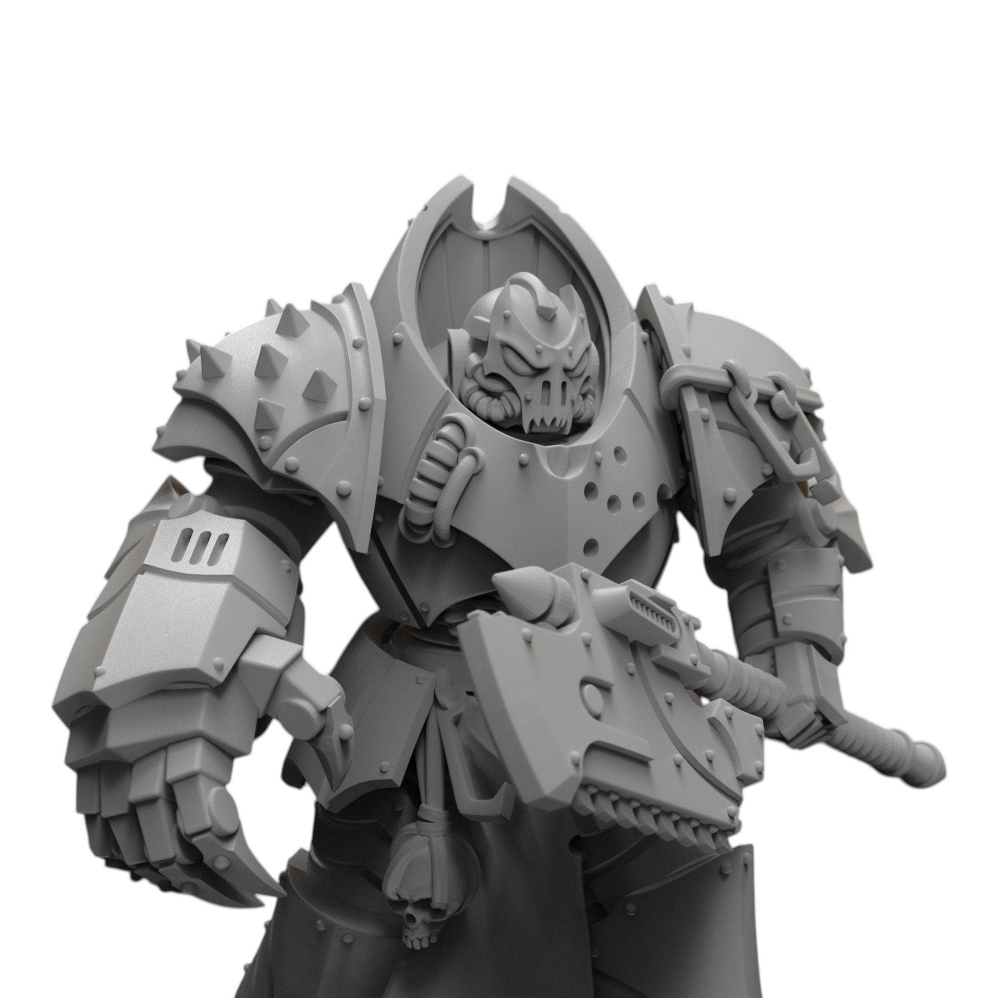 Nekramoroi Uriasi Heavy Armor - Vampire Knights - Atlan Forge - Tabletop Wargaming Miniature Sci-Fi Chaos Daemon Proxy Modular