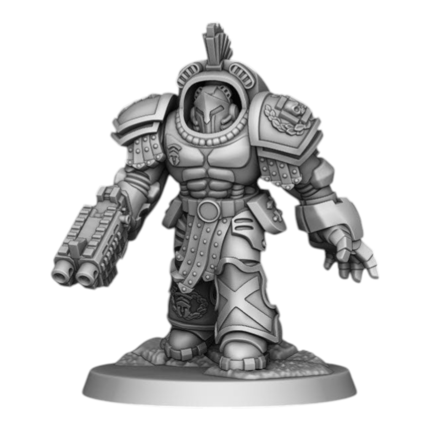Sons of Spartania - Heavy Squad - DMG Minis - Tabletop Wargaming Miniature Sci-Fi/Fantasy/Chaos/Daemon/Proxy