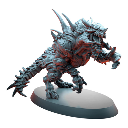 NEW! Abyss Hounds - Proxies / Daemons / Flesh - by TalesKeeper - Tabletop Wargaming Miniature Sci-Fi Fantasy Daemon Proxy 60x35mm Bases