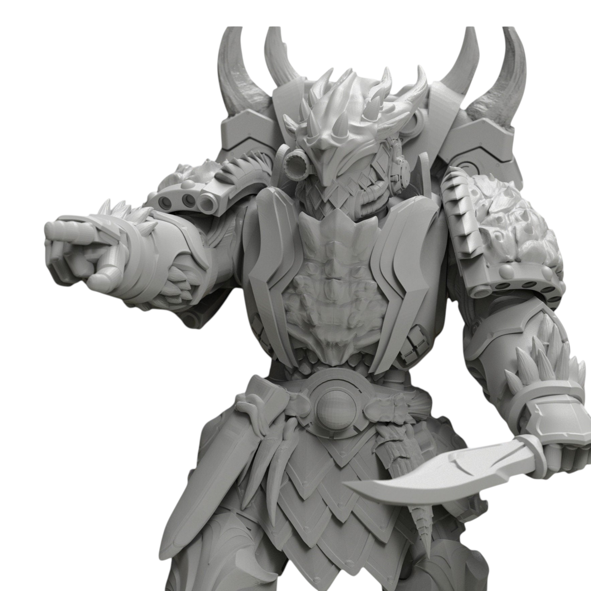 Dragon Knights Wardens - Atlan Forge - Tabletop Wargaming Miniature Sci-Fi Chaos Daemon Proxy Modular