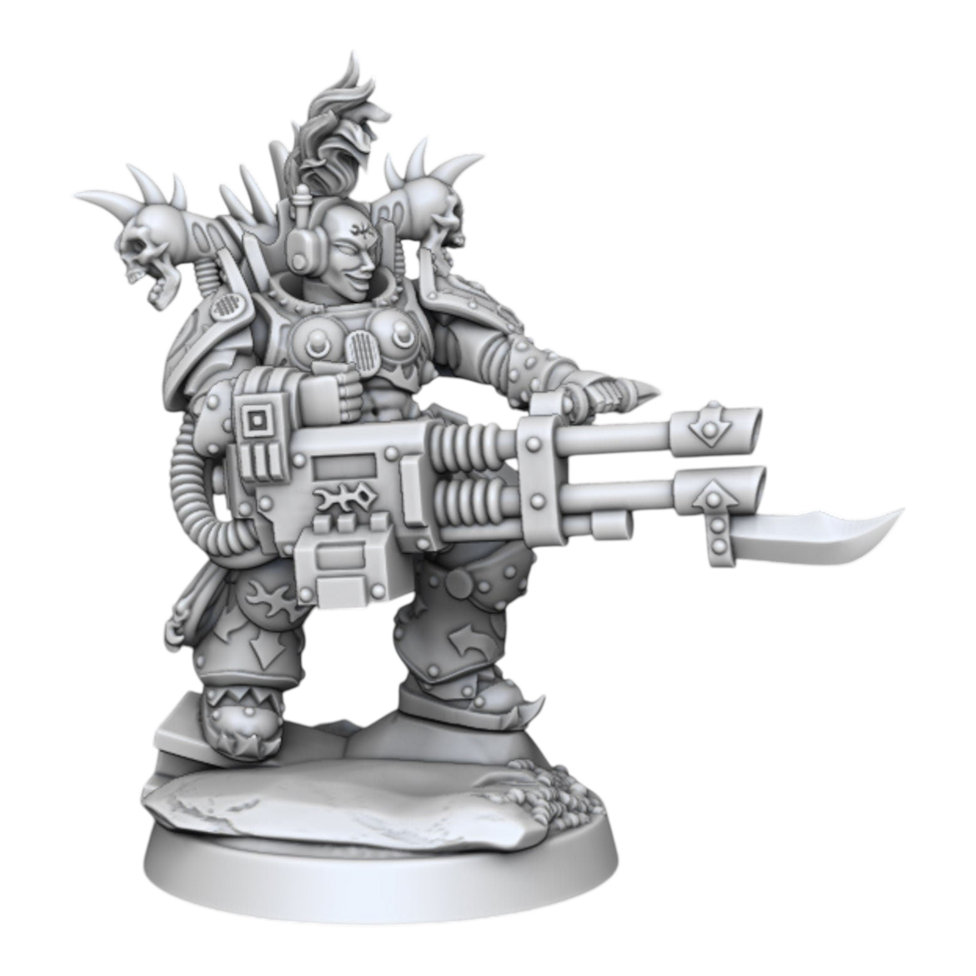 Cult of Excess - Big Gun Soldiers - DMG Minis - Tabletop Wargaming Miniature Sci-Fi/Fantasy/Chaos/Daemon/Proxy