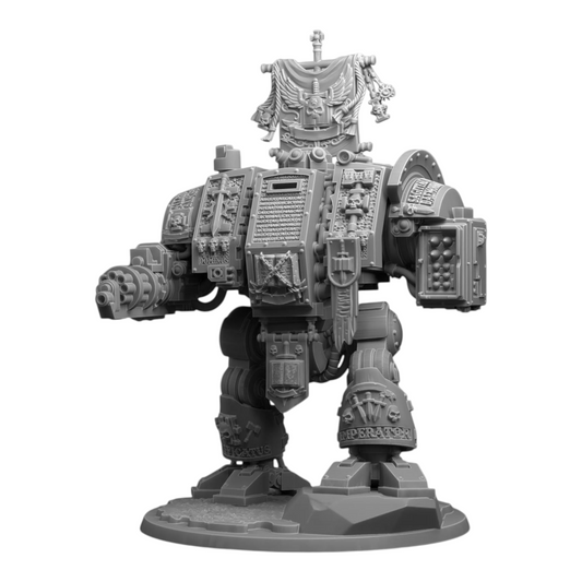 Box Walking Robot of Death - Silver Wardens - DMG Minis - Tabletop Wargaming Miniature Sci-Fi/Fantasy/Chaos/Daemon/Proxy