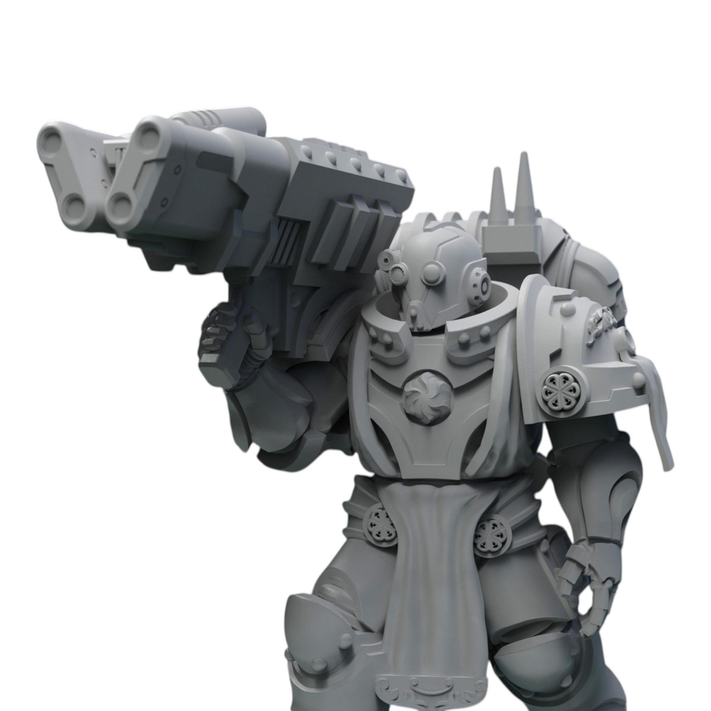 Templar Knight Angelic Retributors - Atlan Forge - Tabletop Wargaming Miniature Sci-Fi Proxy Modular