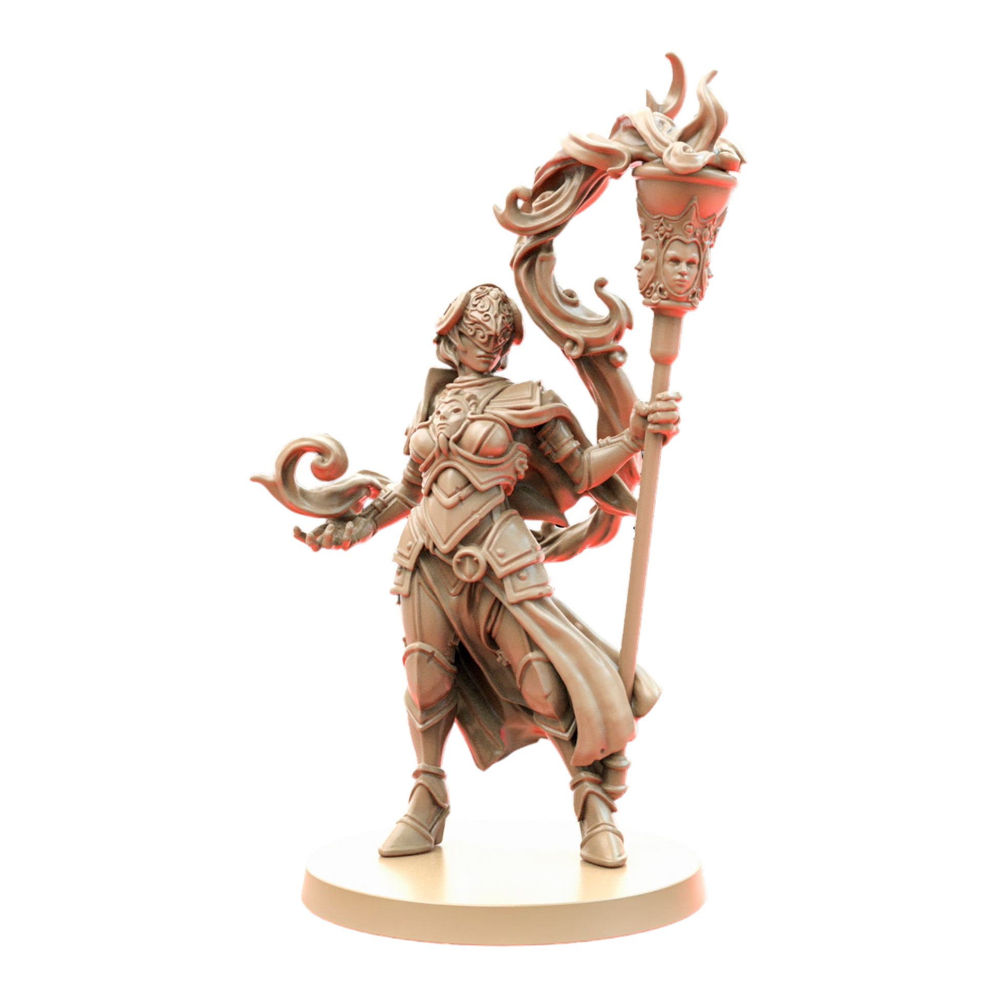 Strife Torch High Priestess - RPG - by TalesKeeper - Tabletop Wargaming Miniature Sci-Fi and Fantasy