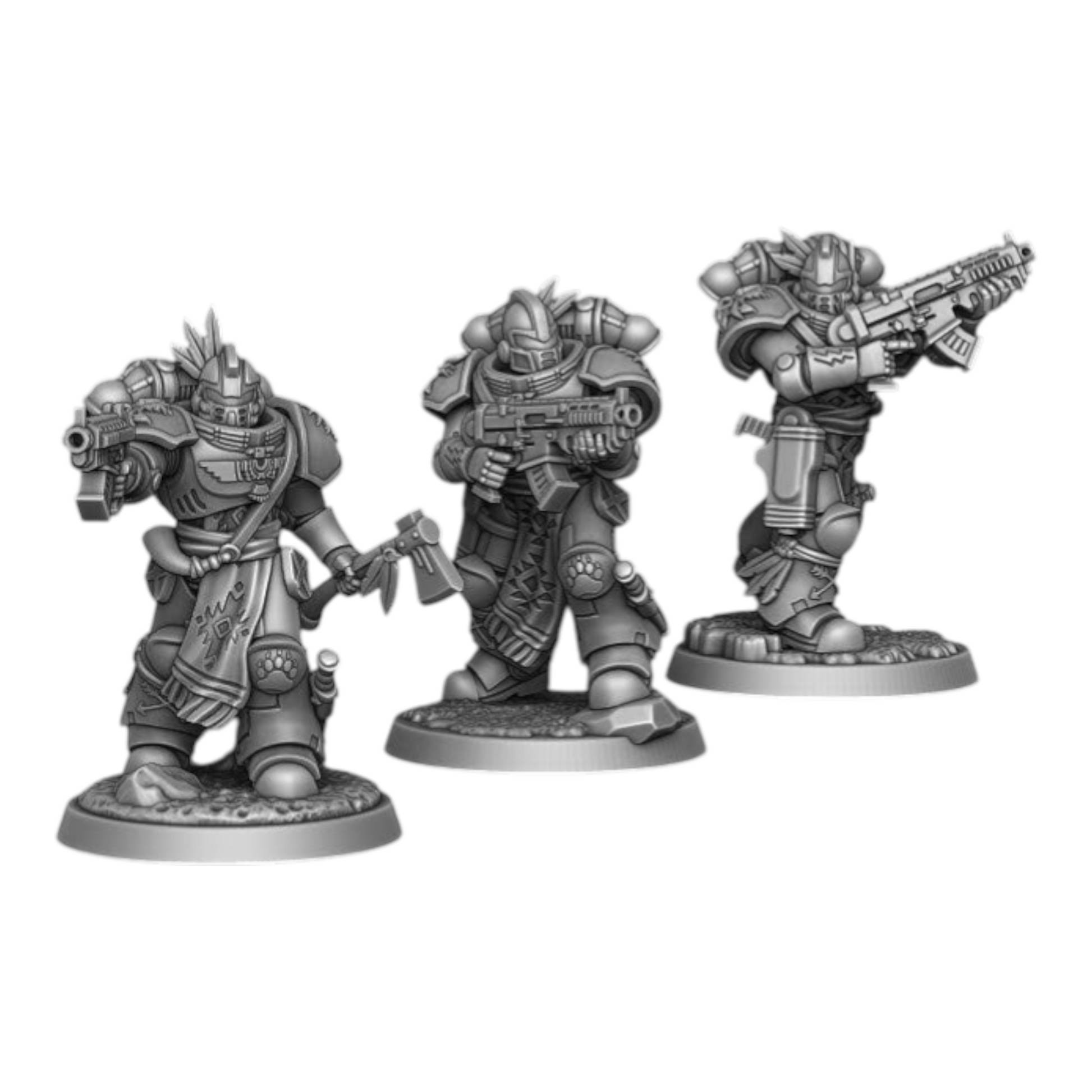 Standard Soldiers - DMG Minis - Tabletop Wargaming Miniature Sci-Fi/Fantasy/Chaos/Daemon/Proxy