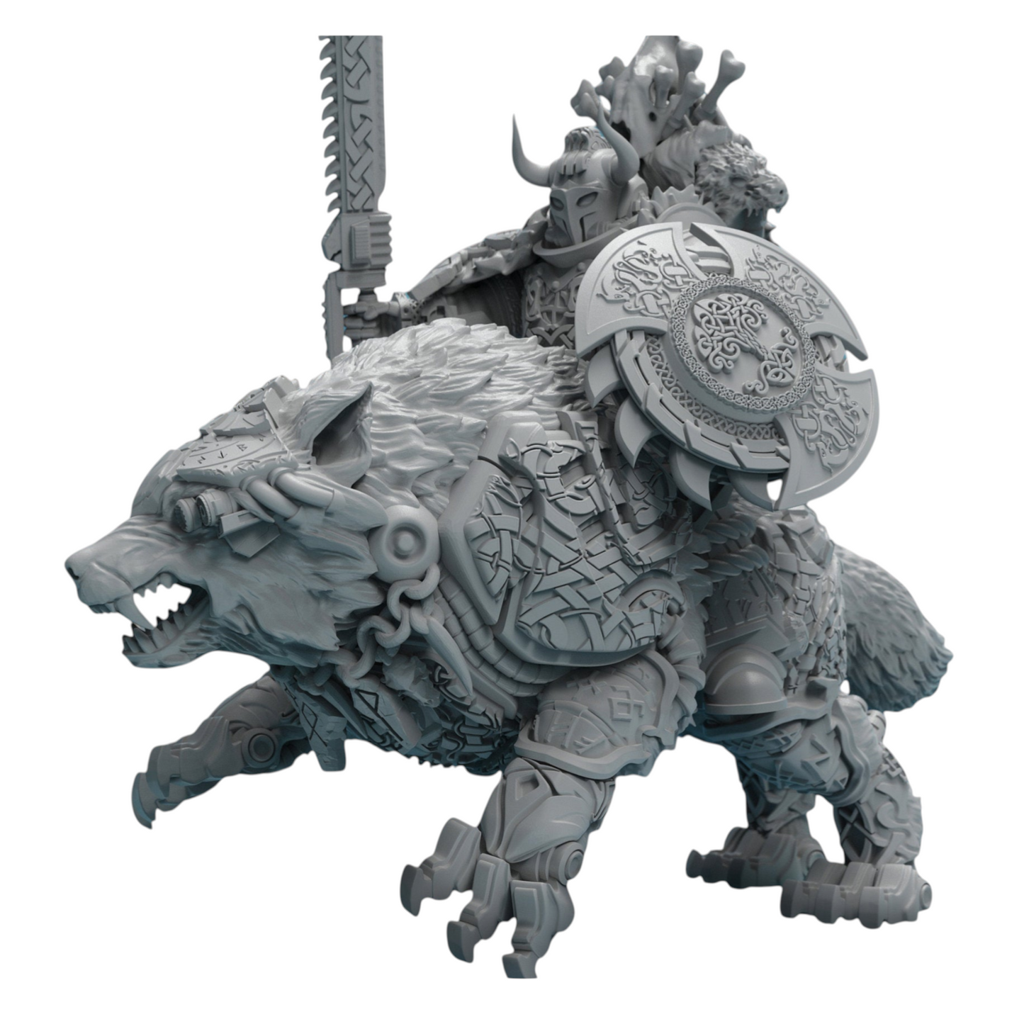 Asgardian Wolf Riders - Atlan Forge - Tabletop Wargaming Miniature Sci-Fi Proxy Modular
