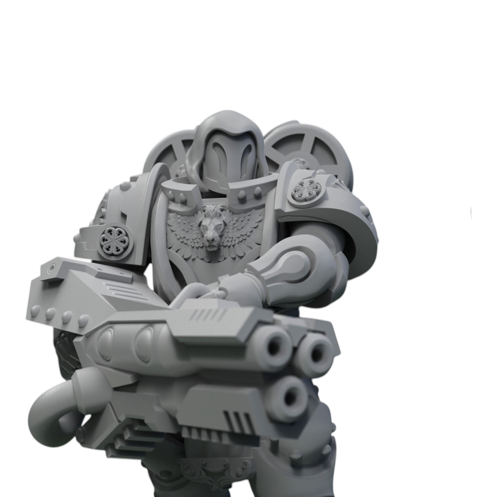 Templar Knight Angelic Retributors - Atlan Forge - Tabletop Wargaming Miniature Sci-Fi Proxy Modular