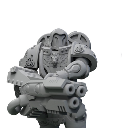 Templar Knight Angelic Retributors - Atlan Forge - Tabletop Wargaming Miniature Sci-Fi Proxy Modular