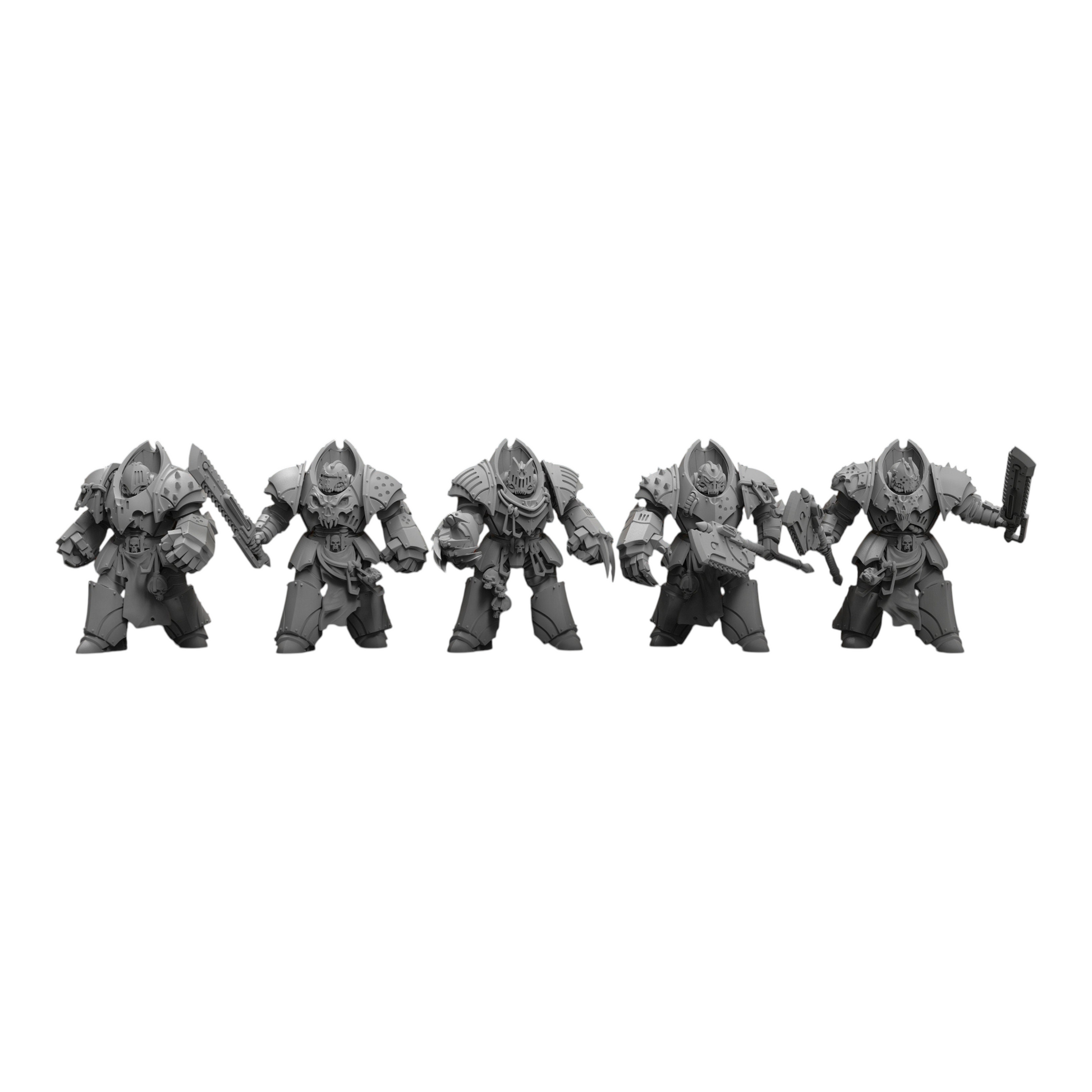 Nekramoroi Uriasi Heavy Armor - Vampire Knights - Atlan Forge - Tabletop Wargaming Miniature Sci-Fi Chaos Daemon Proxy Modular
