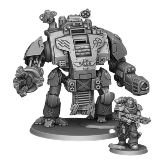 Guardians of the Path - Mech Warrior - DMG Minis - Tabletop Wargaming Miniature Sci-Fi/Fantasy/Chaos/Daemon/Proxy