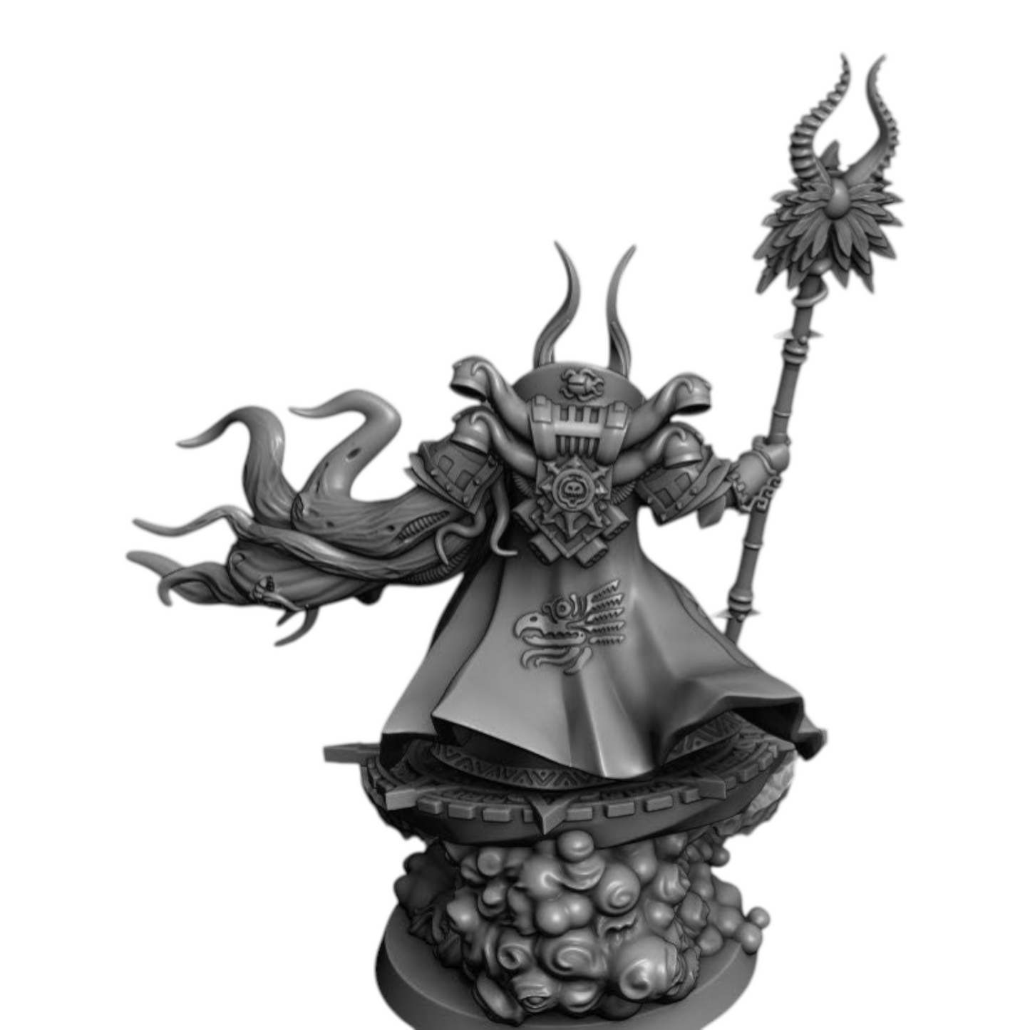 1K Hijos - Azt'Thulhu Grand Primus - DMG Minis - Tabletop Wargaming Miniature Sci-Fi/Chaos/Daemon/Sorcerer Proxy