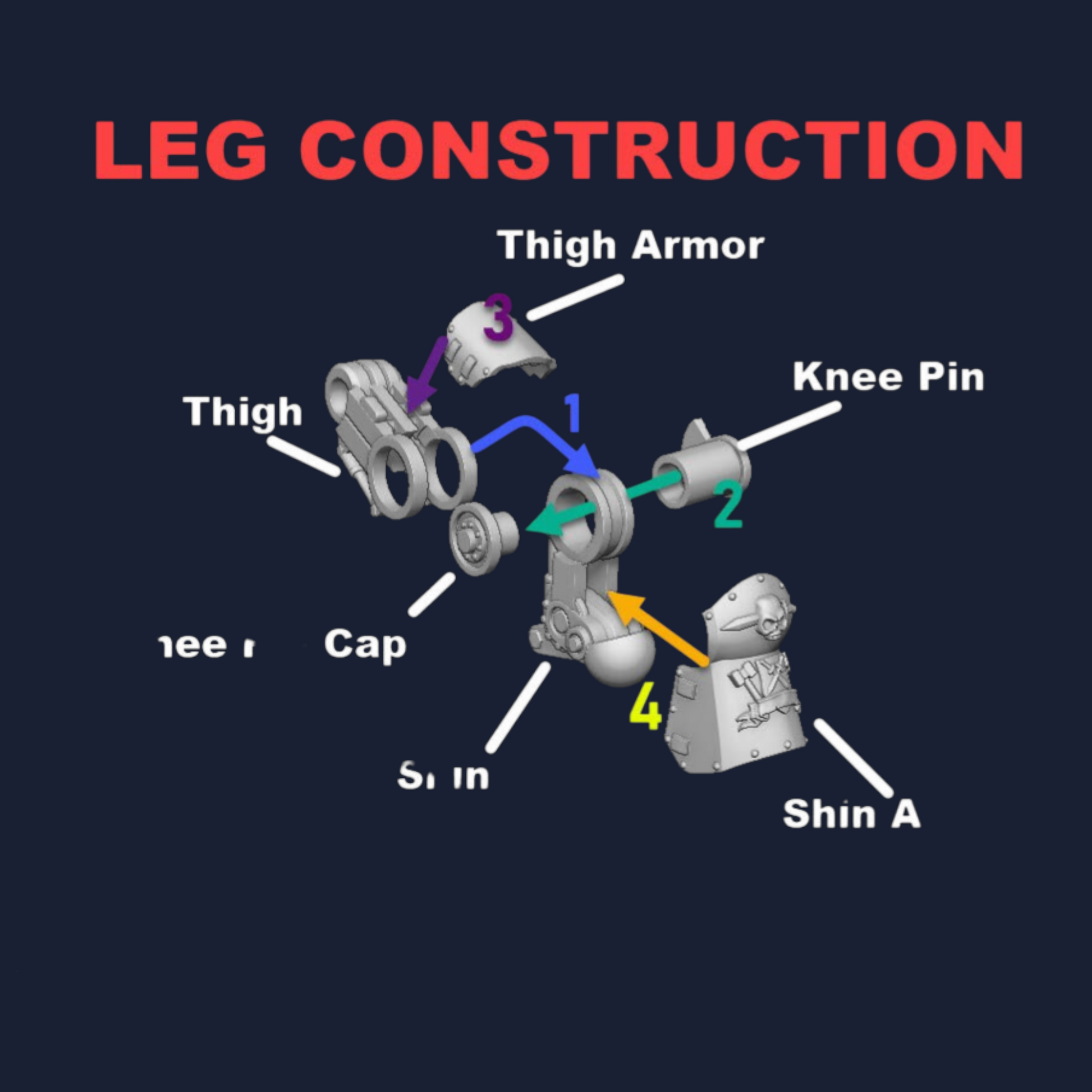 Silver Wardens - Dread Walker Demon Slayer - DMG Minis - Tabletop Wargaming Miniature Proxy/Sci-Fi/Daemon