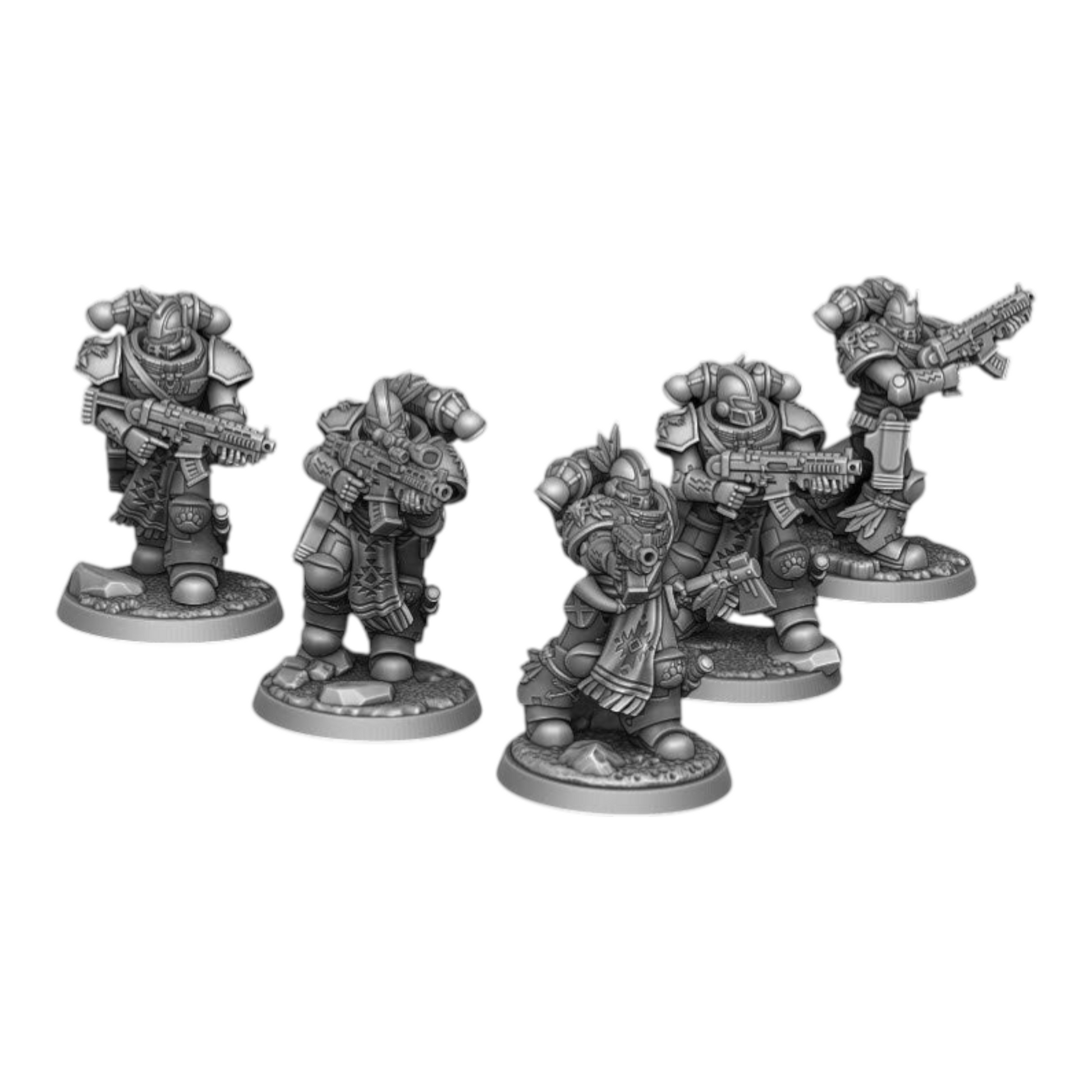 Standard Soldiers - DMG Minis - Tabletop Wargaming Miniature Sci-Fi/Fantasy/Chaos/Daemon/Proxy