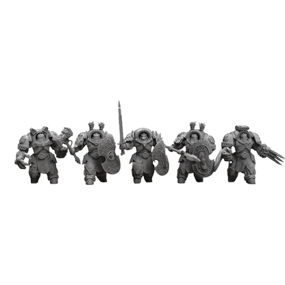 Dragon Knights Assault Infernos - Atlan Forge - Tabletop Wargaming Miniature Sci-Fi Chaos Daemon Proxy Modular