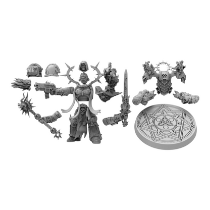 Dark Disciple of Hades - Atlan Forge - Tabletop Wargaming Miniature Sci-Fi Proxy Chaos Modular