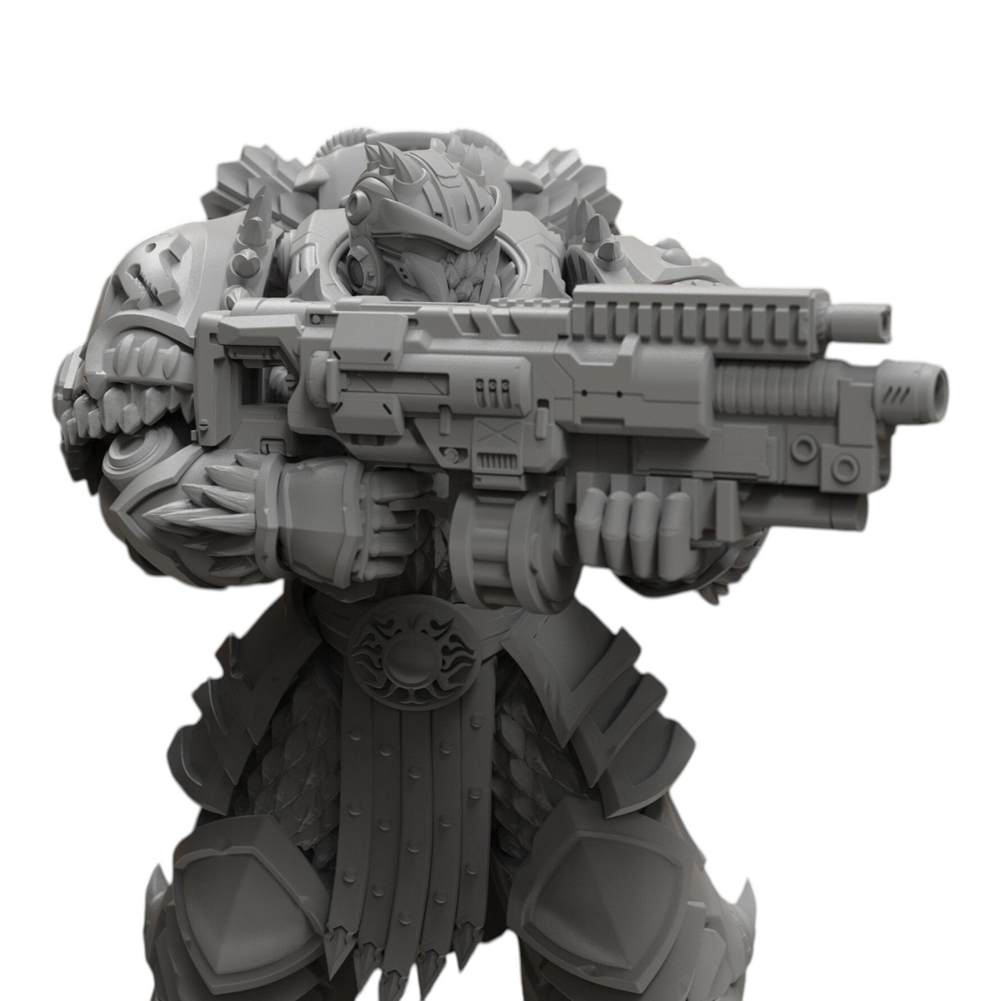 Dragon Aegis Rangers - Atlan Forge - Tabletop Wargaming Miniature Sci-Fi Chaos Daemon Proxy Modular