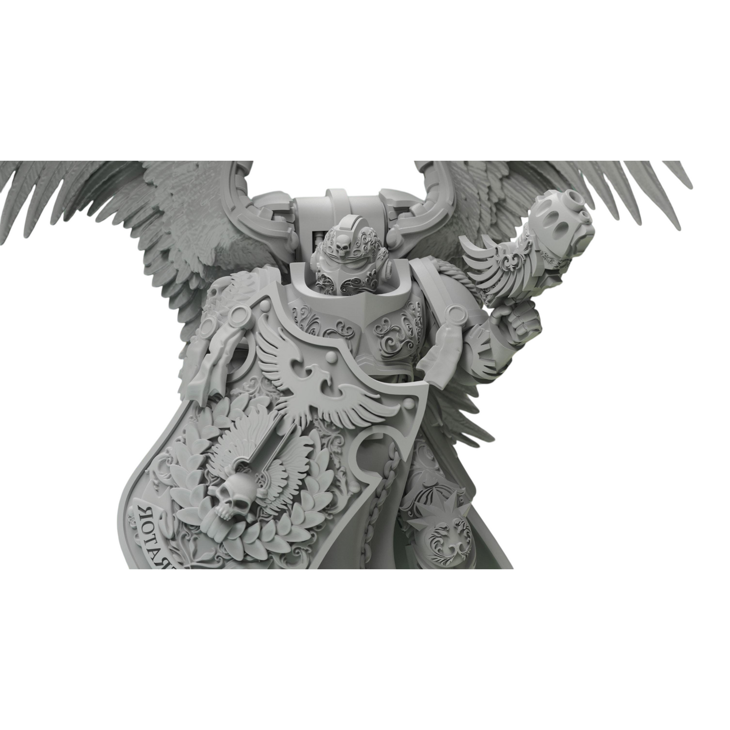 Angelic Veterans - Atlan Forge - Tabletop Wargaming Miniature Sci-Fi Proxy Modular