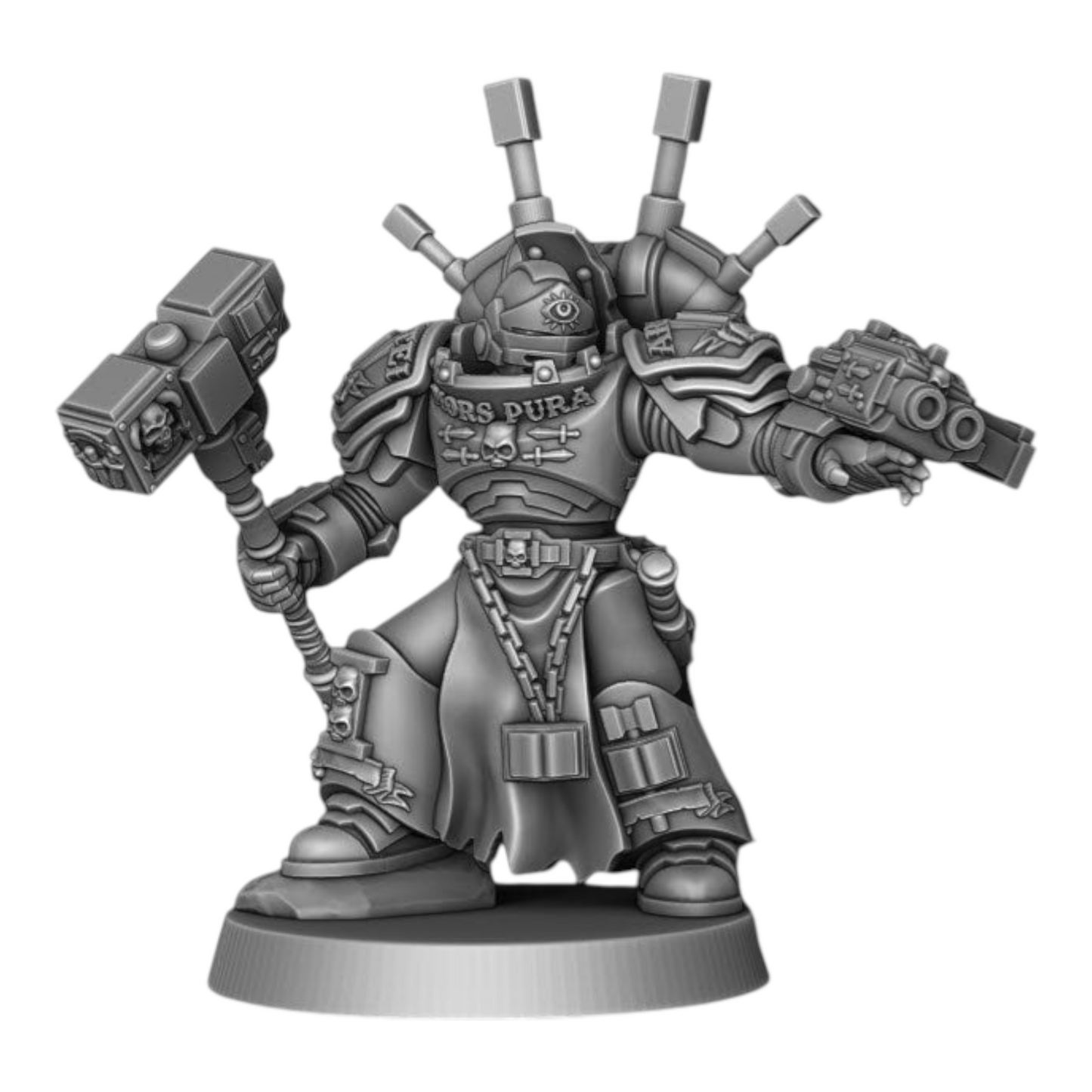 Silver Wardens - Force Soldiers - DMG Minis - Tabletop Wargaming Miniature Sci-Fi/Daemon/Proxy
