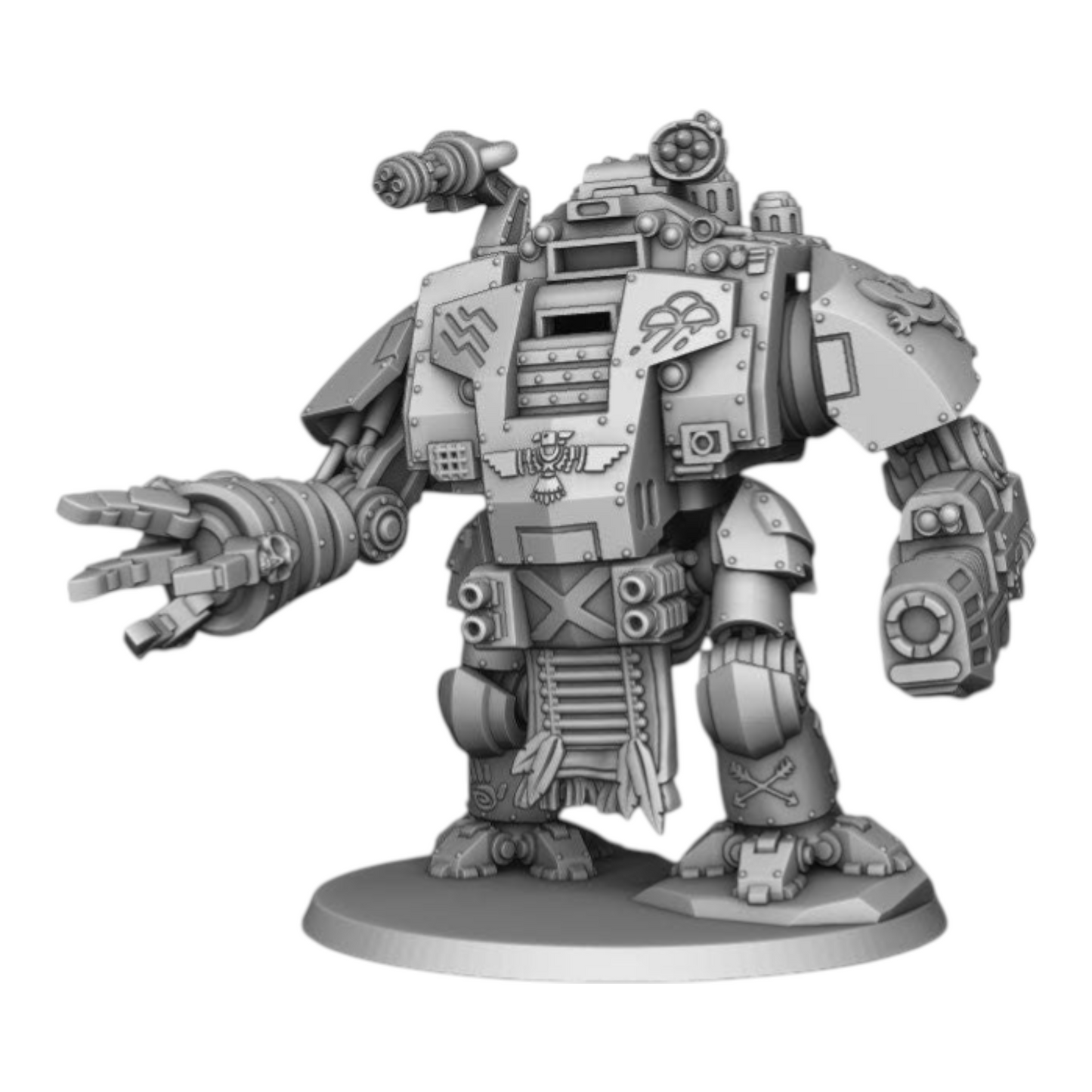 Guardians of the Path - Mech Warrior - DMG Minis - Tabletop Wargaming Miniature Sci-Fi/Fantasy/Chaos/Daemon/Proxy