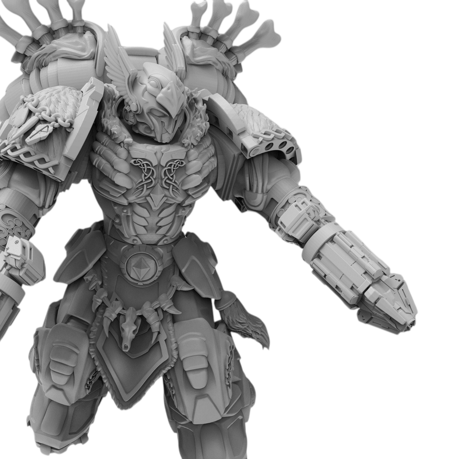 Asgardian Storm Aegis - Atlan Forge - Tabletop Wargaming Miniature Sci-Fi/Proxy/Modular