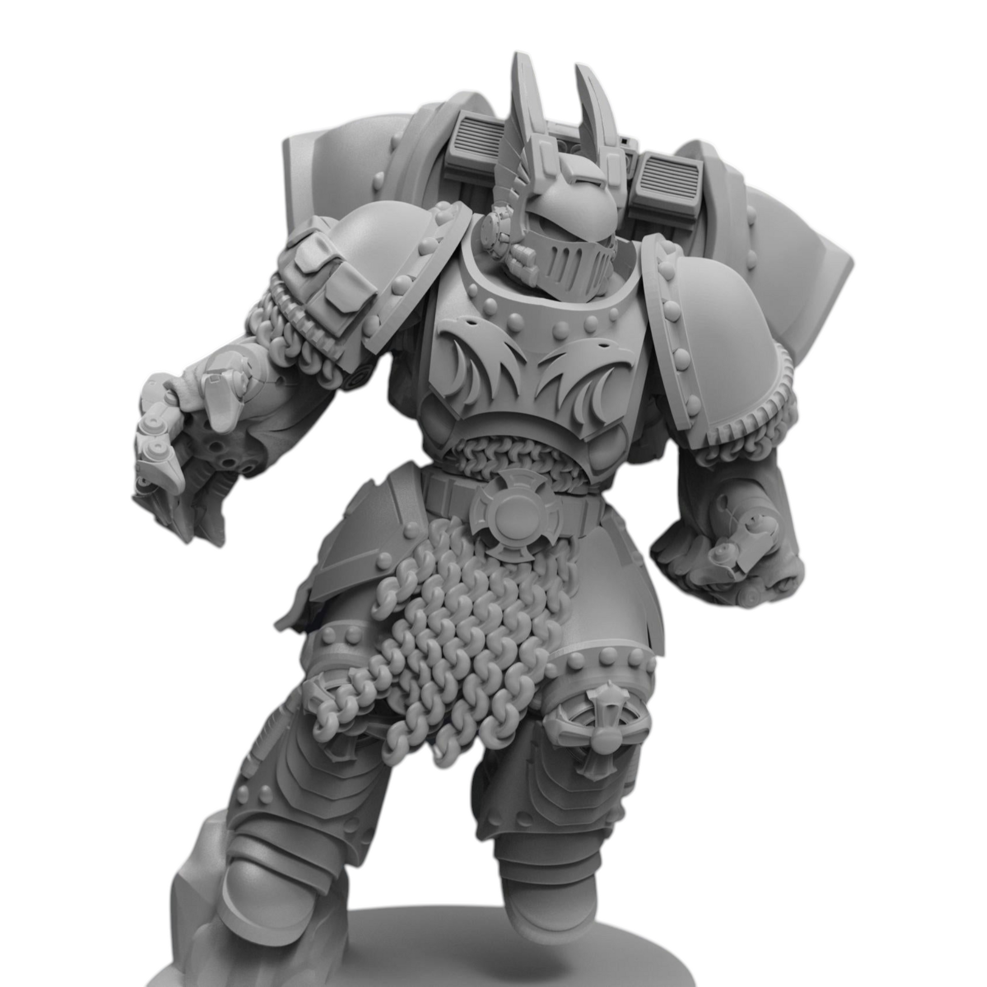 Templar Knight Warhawks - Atlan Forge - Tabletop Wargaming Miniature Sci-Fi Proxy Modular