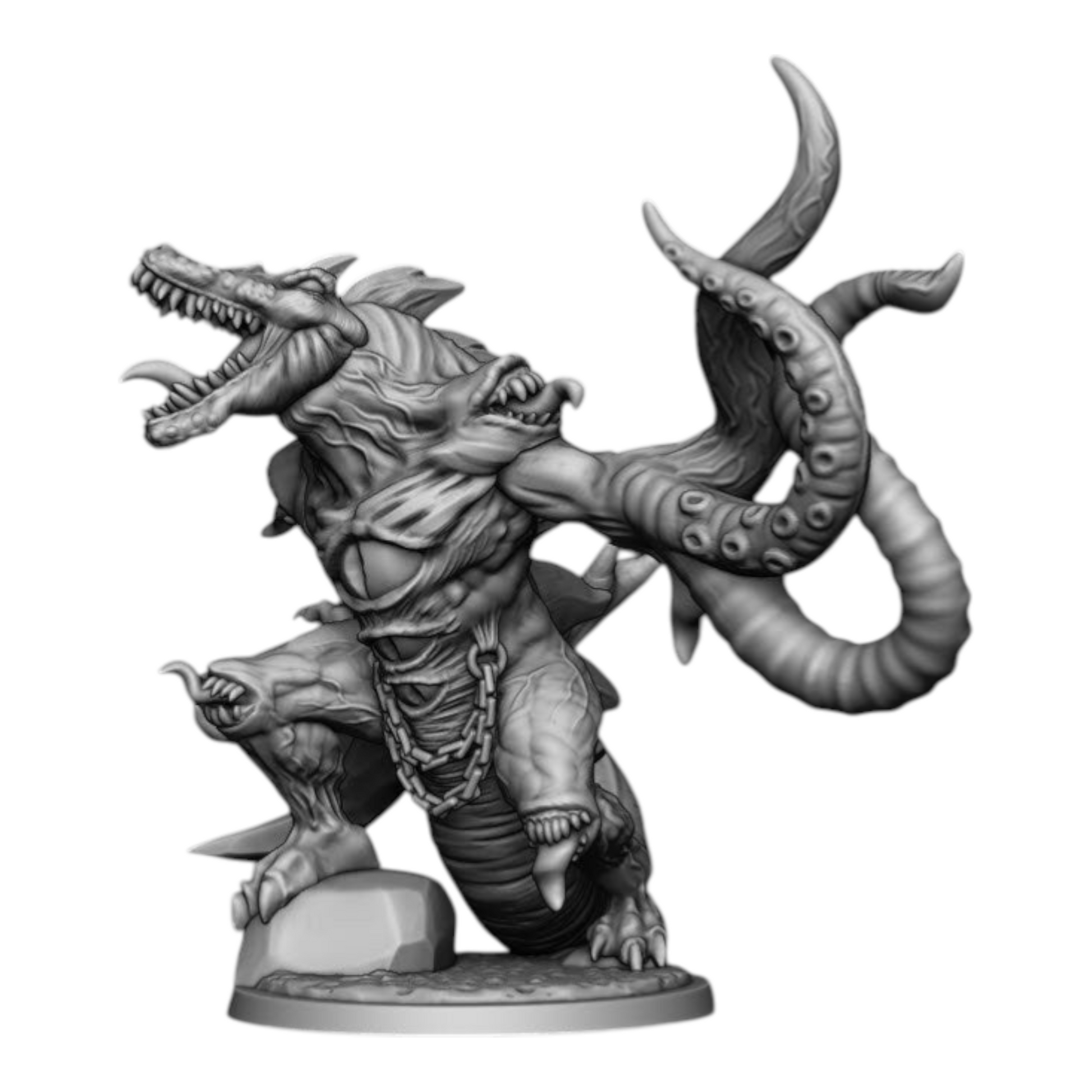 1K Hijos - Cipactli Chaotic Spawnbeast - DMG Minis - Tabletop Wargaming Miniature Sci-Fi/Fantasy/Chaos/Daemon/Proxy