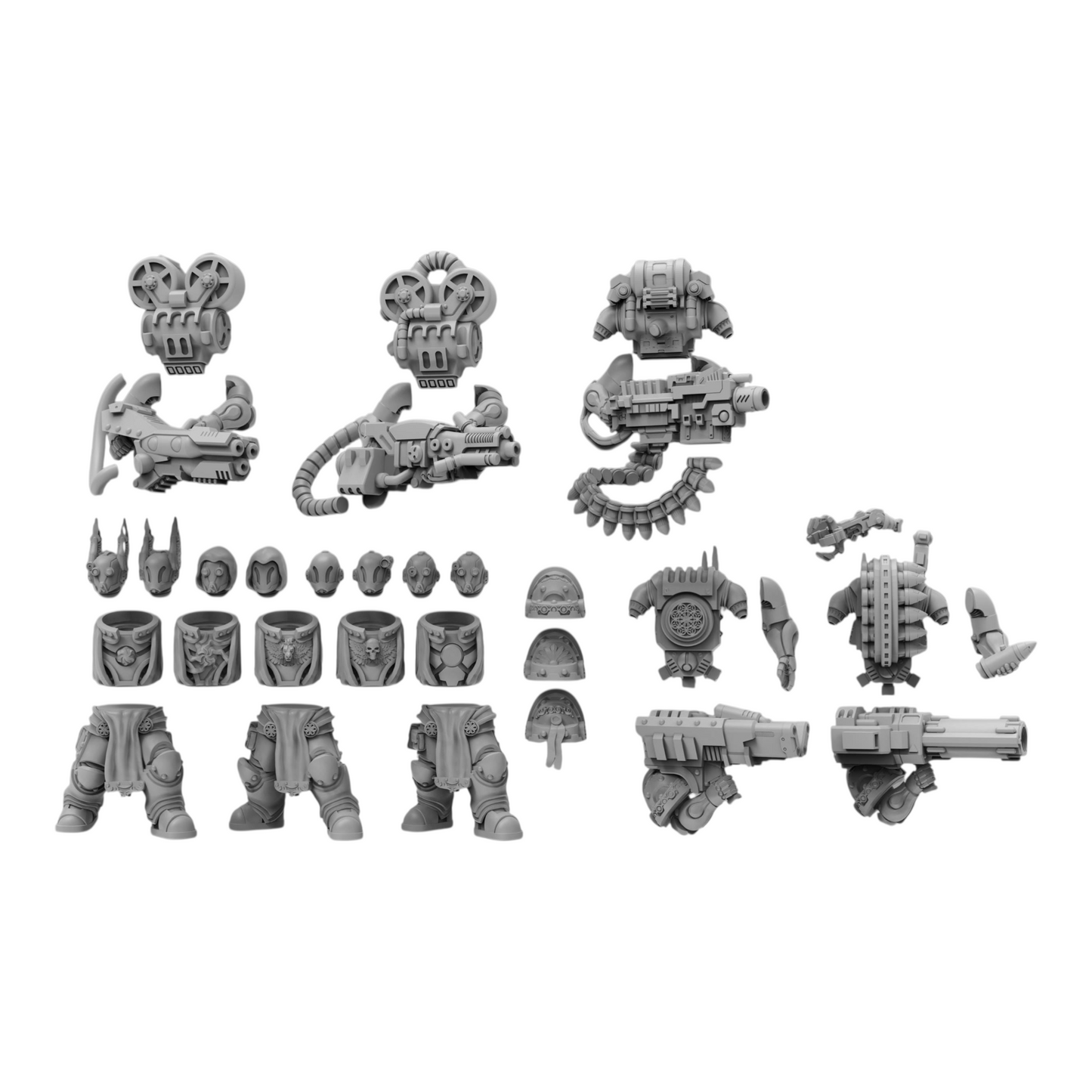 Templar Knight Angelic Retributors - Atlan Forge - Tabletop Wargaming Miniature Sci-Fi Proxy Modular