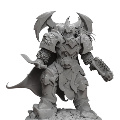 Nekramoroi Captain - Vampire Knights - Atlan Forge - Tabletop Wargaming Miniature Sci-Fi/Chaos/Daemon/Proxy/Modular