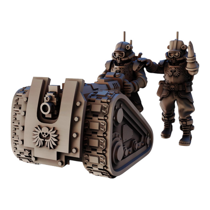 Rainfire Artillery (x3) | Surrogate Miniatures | Tabletop Wargaming Miniature Grim Dark Sci-Fi Proxy Modular