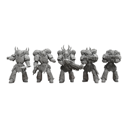 Dragon Knights Wardens - Atlan Forge - Tabletop Wargaming Miniature Sci-Fi Chaos Daemon Proxy Modular