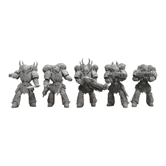 Dragon Knights Wardens - Atlan Forge - Tabletop Wargaming Miniature Sci-Fi Chaos Daemon Proxy Modular