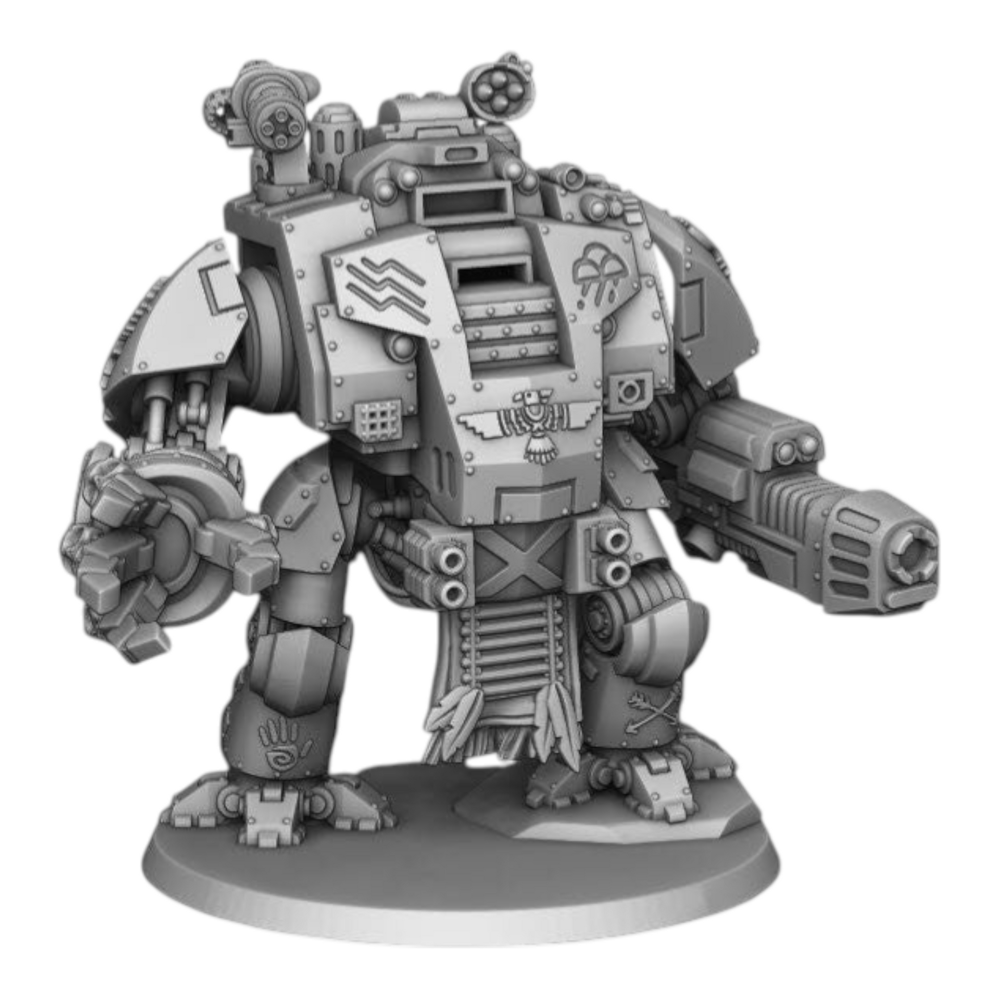 Guardians of the Path - Mech Warrior - DMG Minis - Tabletop Wargaming Miniature Sci-Fi/Fantasy/Chaos/Daemon/Proxy
