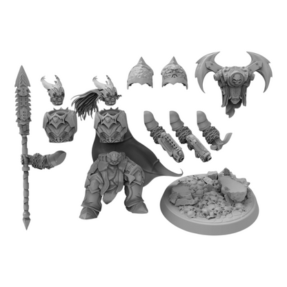 Nekramoroi Captain - Vampire Knights - Atlan Forge - Tabletop Wargaming Miniature Sci-Fi/Chaos/Daemon/Proxy/Modular