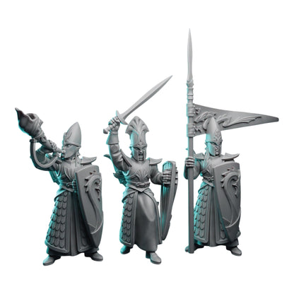Ocean Guard (x12) | by Pink Dragon Miniatures | Fantasy Wargaming Proxy | Tabletop Games | Resin Miniatures