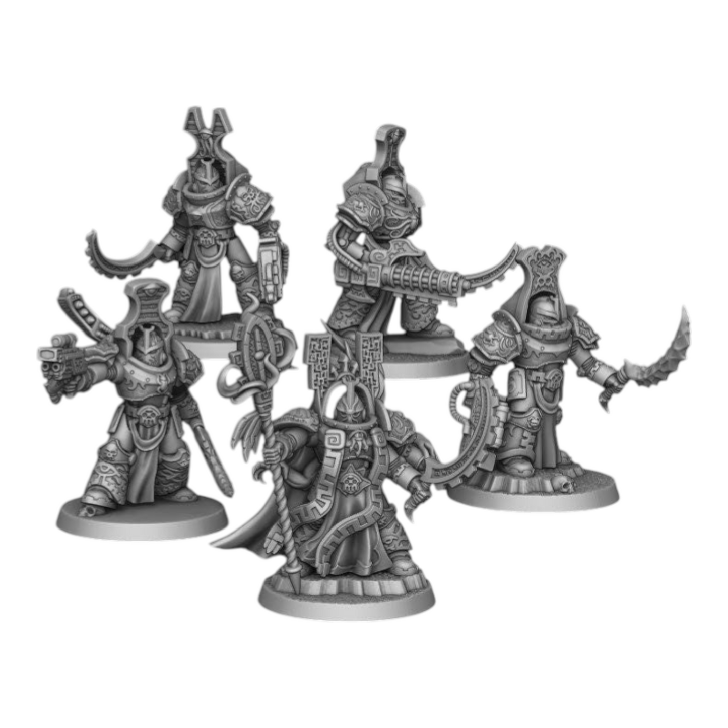 1K Hijos - Escarabas Heavy Soldiers - DMG Minis - Tabletop Wargaming Miniature Sci-Fi/Fantasy/Chaos/Daemon/Proxy/Modular