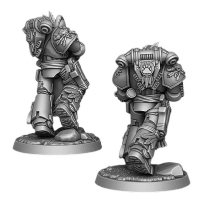 Standard Soldiers - DMG Minis - Tabletop Wargaming Miniature Sci-Fi/Fantasy/Chaos/Daemon/Proxy