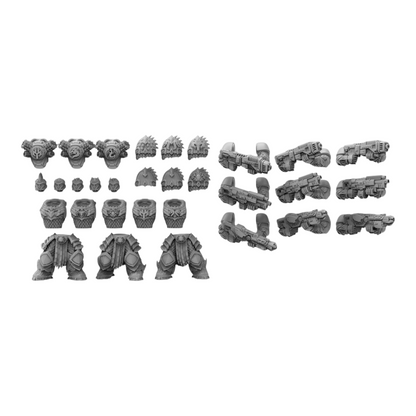 Dragon Aegis Rangers - Atlan Forge - Tabletop Wargaming Miniature Sci-Fi Chaos Daemon Proxy Modular