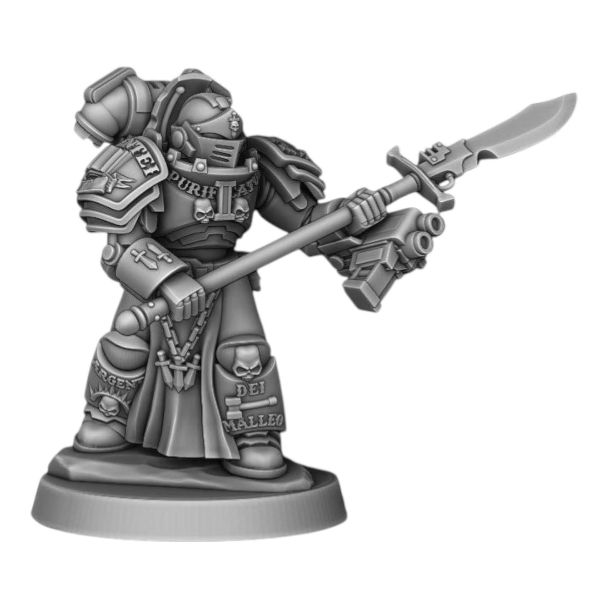 Silver Wardens - Force Soldiers - DMG Minis - Tabletop Wargaming Miniature Sci-Fi/Daemon/Proxy