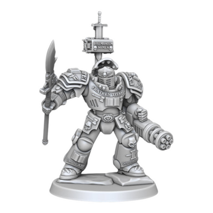Silver Wardens - Heavy Soldier Squad - DMG Minis - Tabletop Wargaming Miniature Sci-Fi/Fantasy/Daemon/Proxy