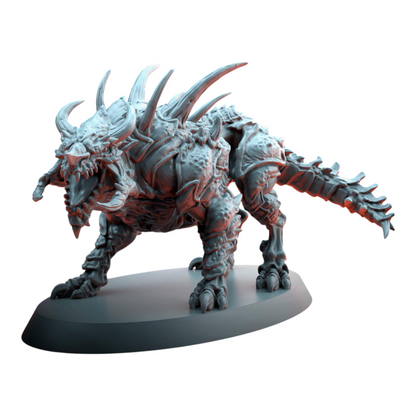 NEW! Abyss Hounds - Proxies / Daemons / Flesh - by TalesKeeper - Tabletop Wargaming Miniature Sci-Fi Fantasy Daemon Proxy 60x35mm Bases